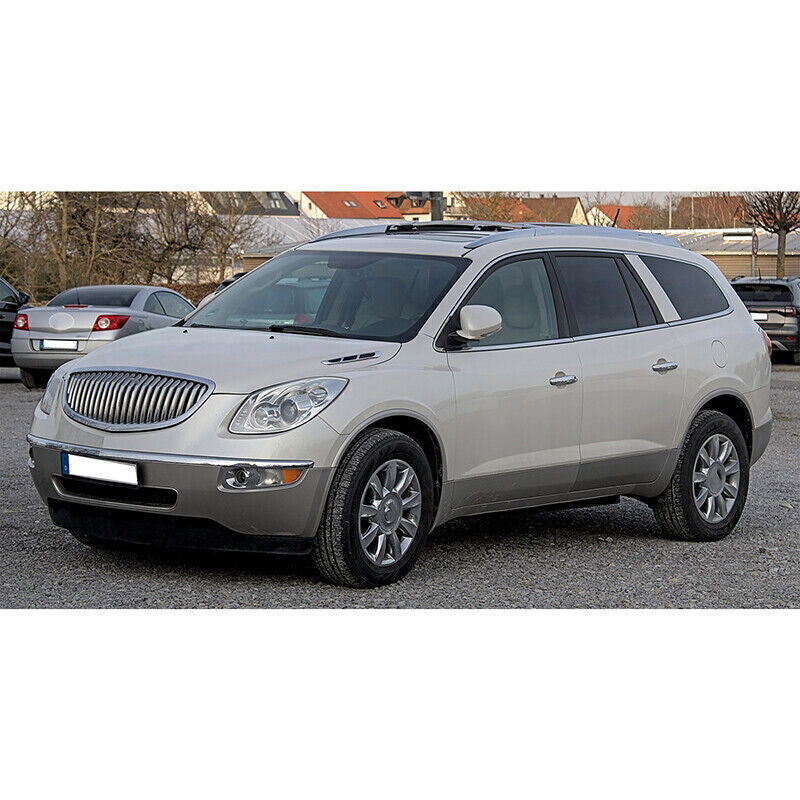 for Buick Enclave 08-2017 Piano Black Pillar Post Door Window Molding Strip Trim