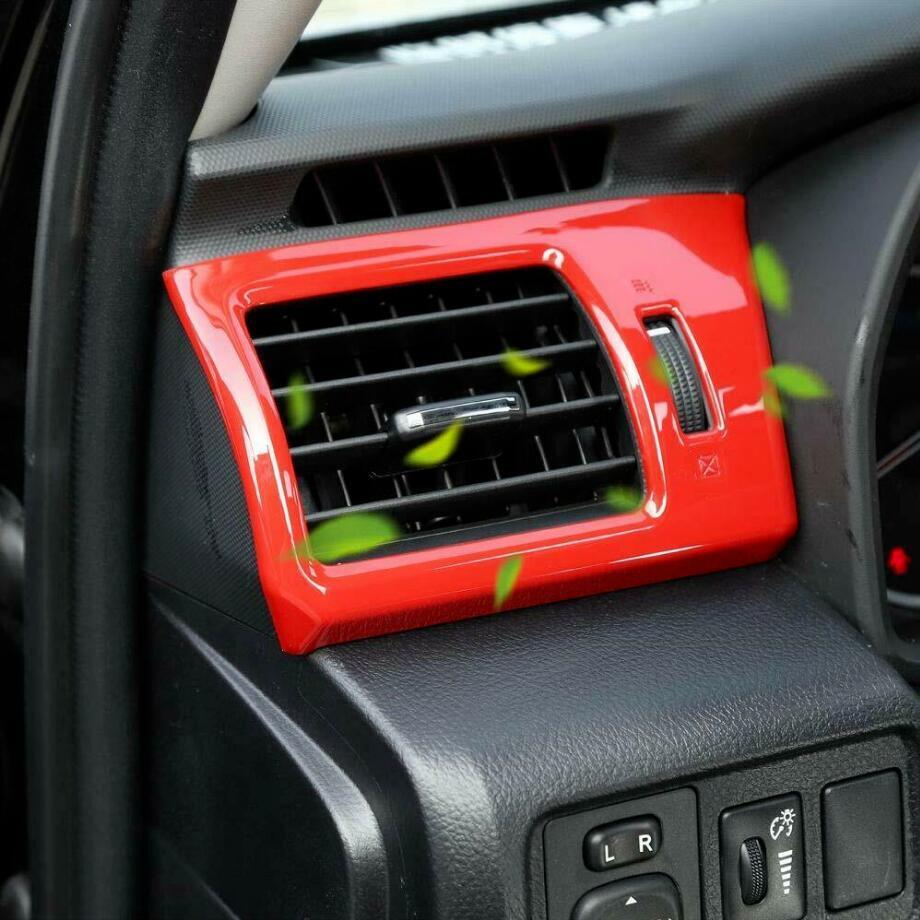ABS red side air conditioning socket ventilation cover trim suitable for 2010-2023 for Toyota 4Runner