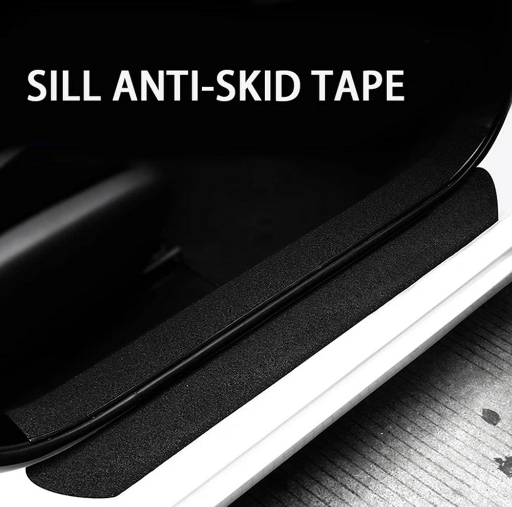 Car Door Sill Scuff Cover Anti-collision Protector Strip Guard Trunk Rear Bumper