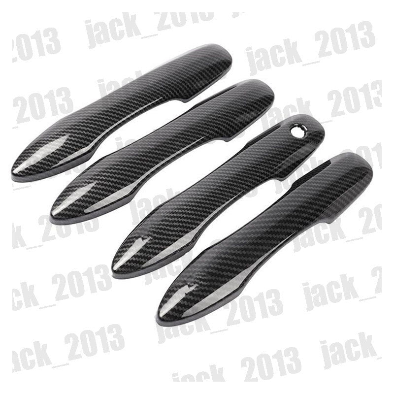 for TOYOTA for COROLLA 2019-2022 Carbon fibre ABS Door Handle Cover Trim Overlay Cap