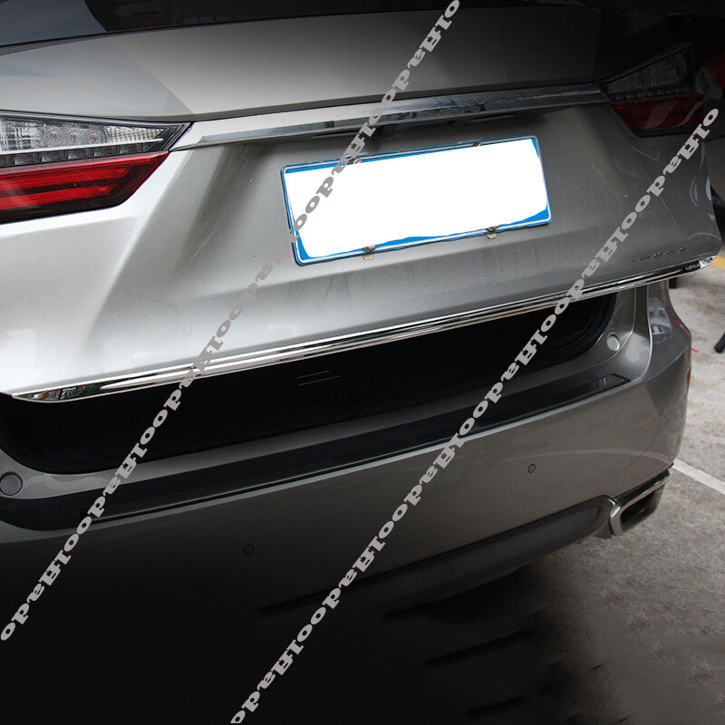 for Lexus RX350 450H 2016-22 3D Silver REAR TRUNK TAIL GATE DOOR LID COVER TRIM