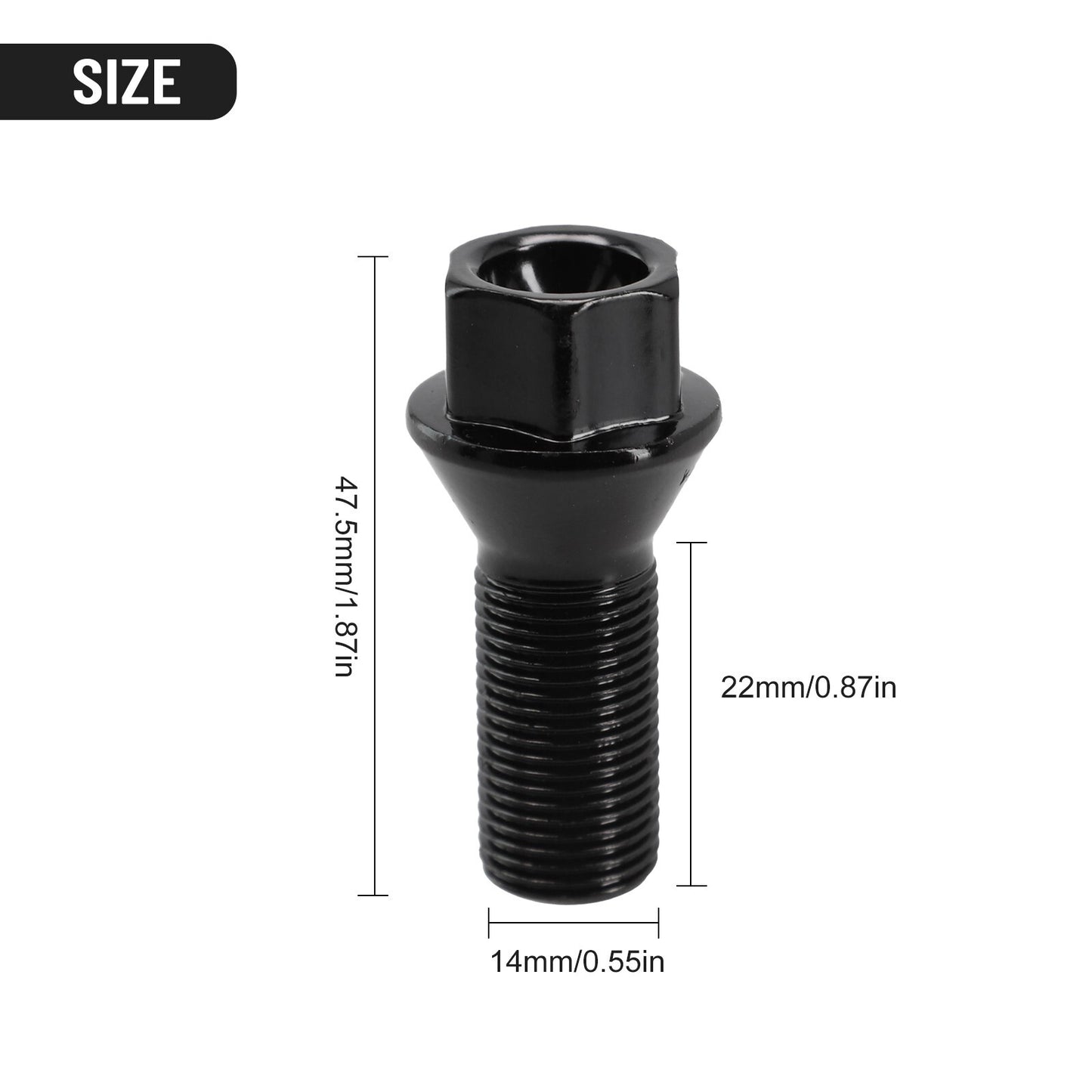36136890324 wheel nut bolts M14X1.25/F25/X3/E70 parts