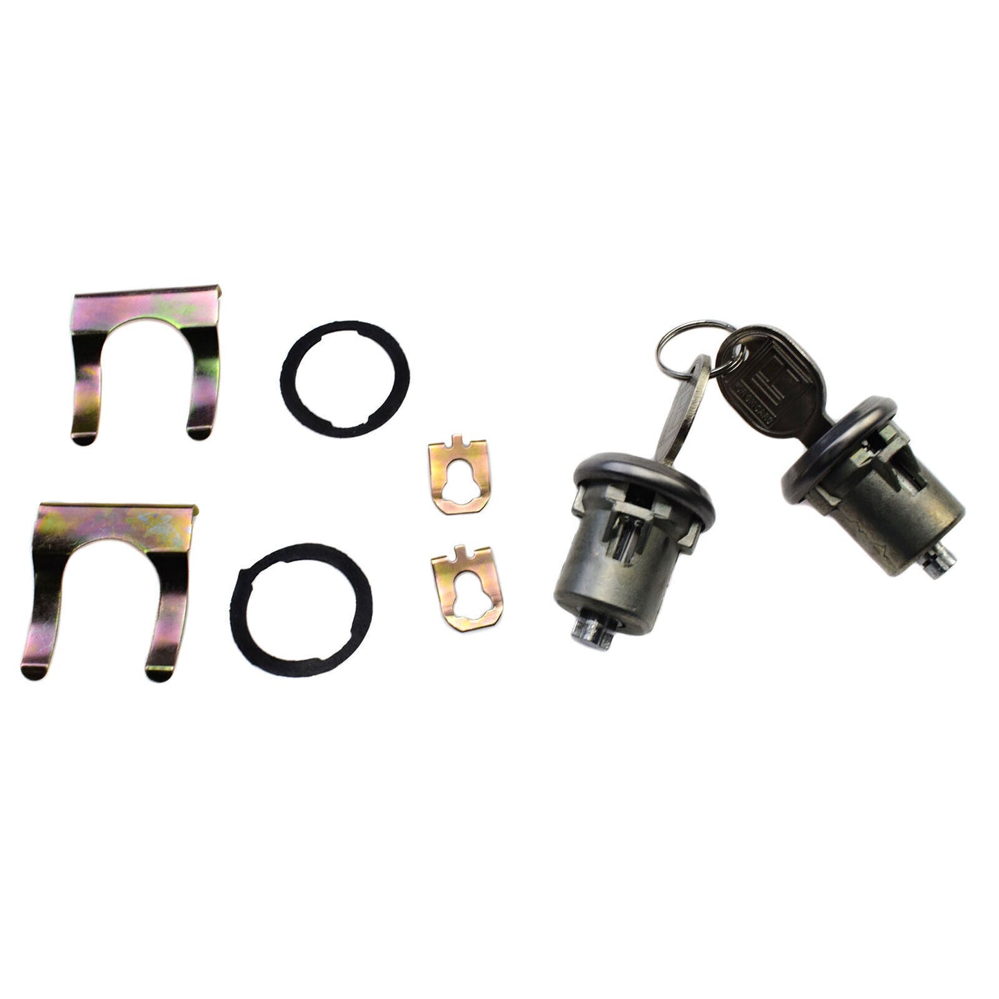 for Chevrolet S10 Blazer for GMC for Buick for Cadillac Pair Door Lock Cylinder Kit 5070006