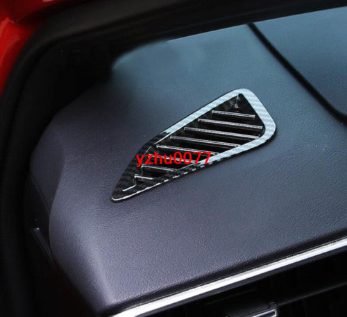 2P For Rogue 2014-2020 Carbon Fiber Look Side RearView Mirror Cover Trim v