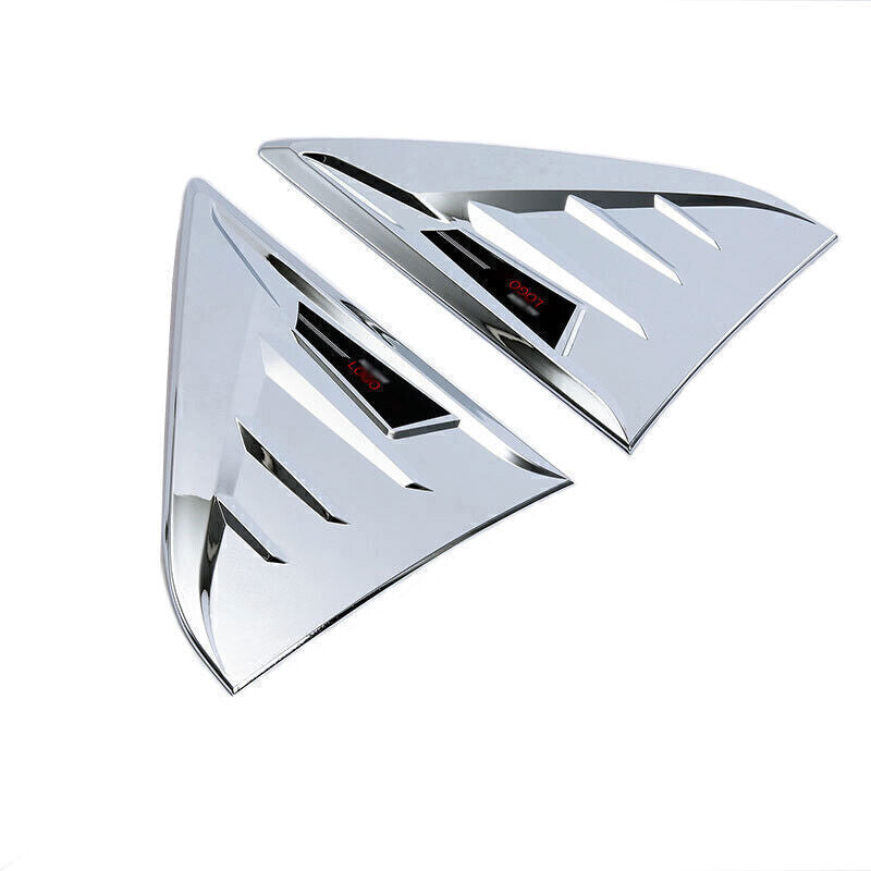for Honda CRV CR-V 2017-2022 ABS Chrome Side Fender Air Wing Vent Cover Trim 2P