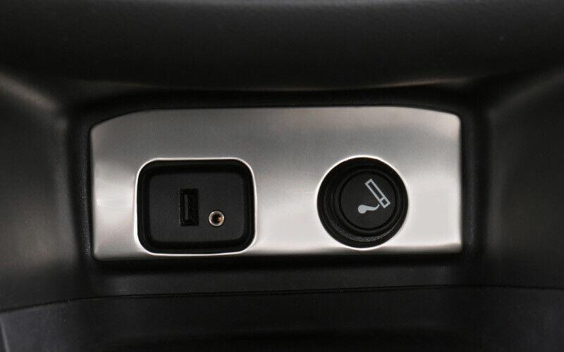 for Chevrolet Equinox 18-2021 Silver Titanium Console Cigarette Lighter Box Trim
