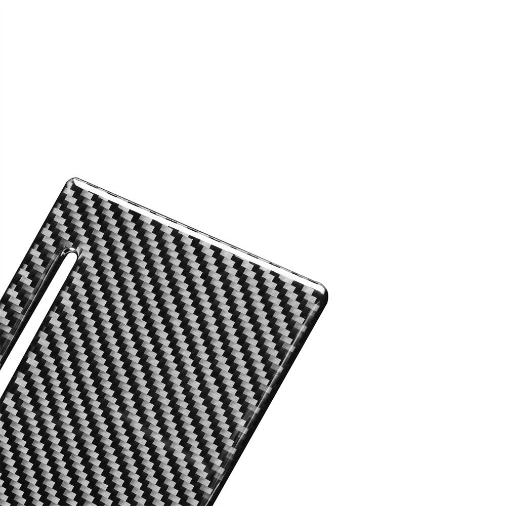 2Pcs Carbon Fiber Gear Shift Panel Cover Trim Sticker for Audi for A6 C8 2019-2022