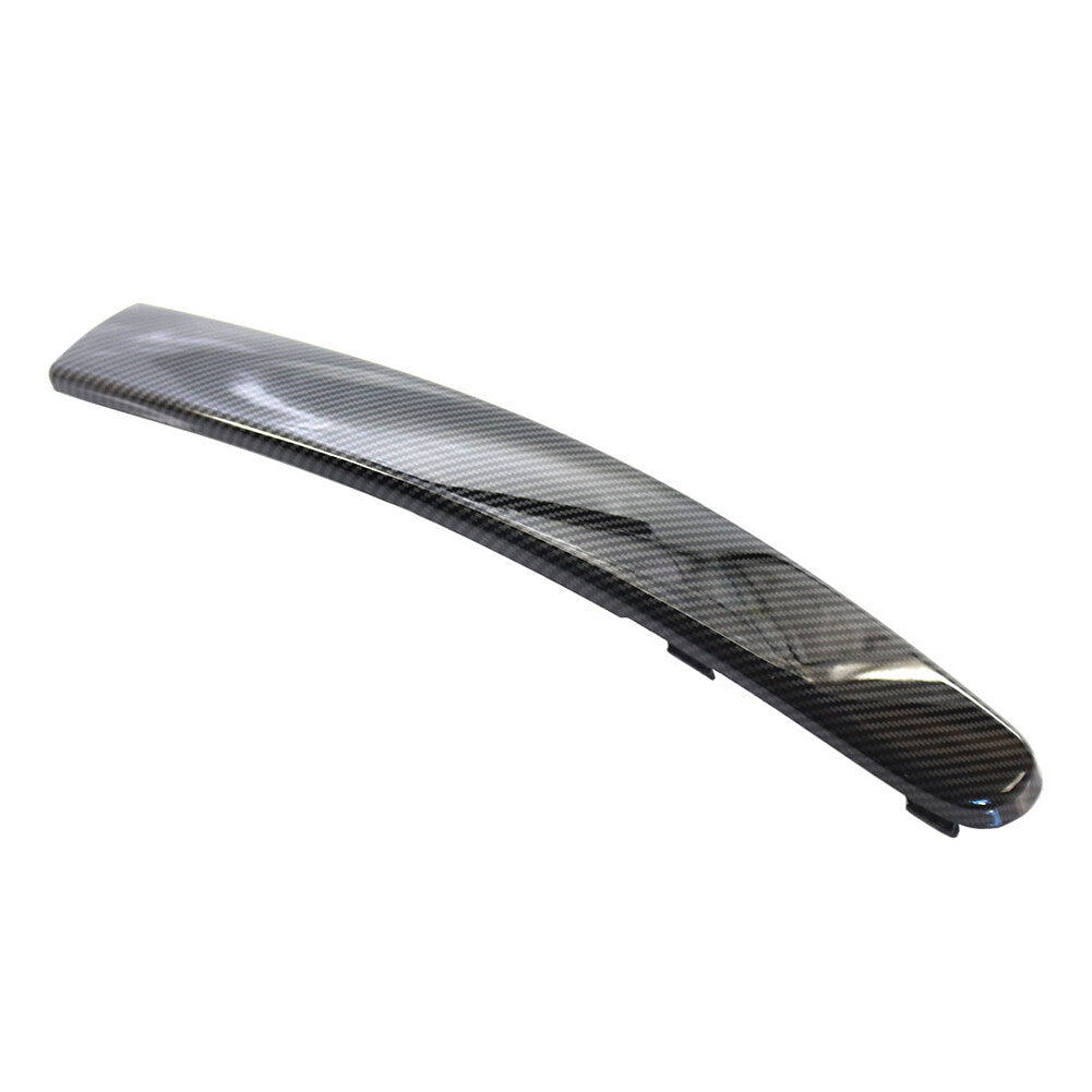 Front Left Side Bumper Moulding Trim ABS Fit for FIAT 500 2007-2015 Carbon Look