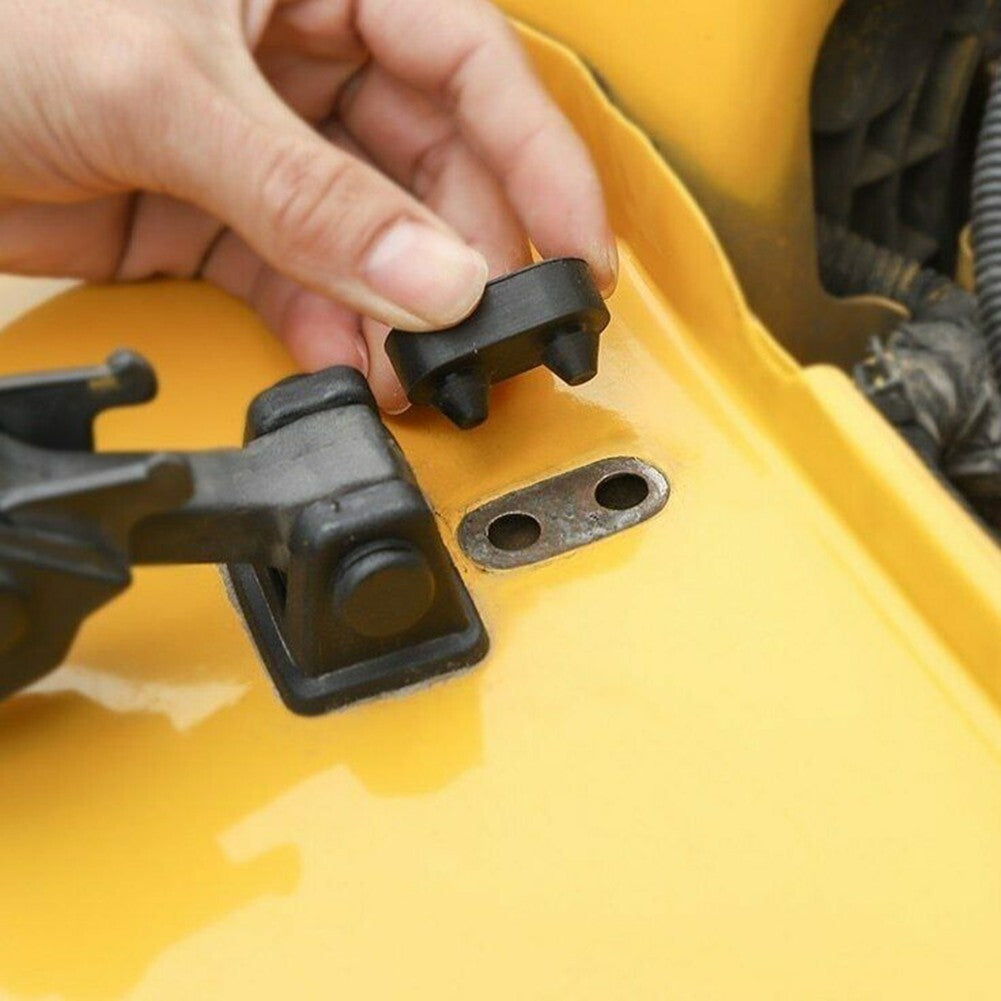 Hood Lock Latches Locking-Catch Brackets Kit for Jeep for Wrangler TJ 97-06 Rubber