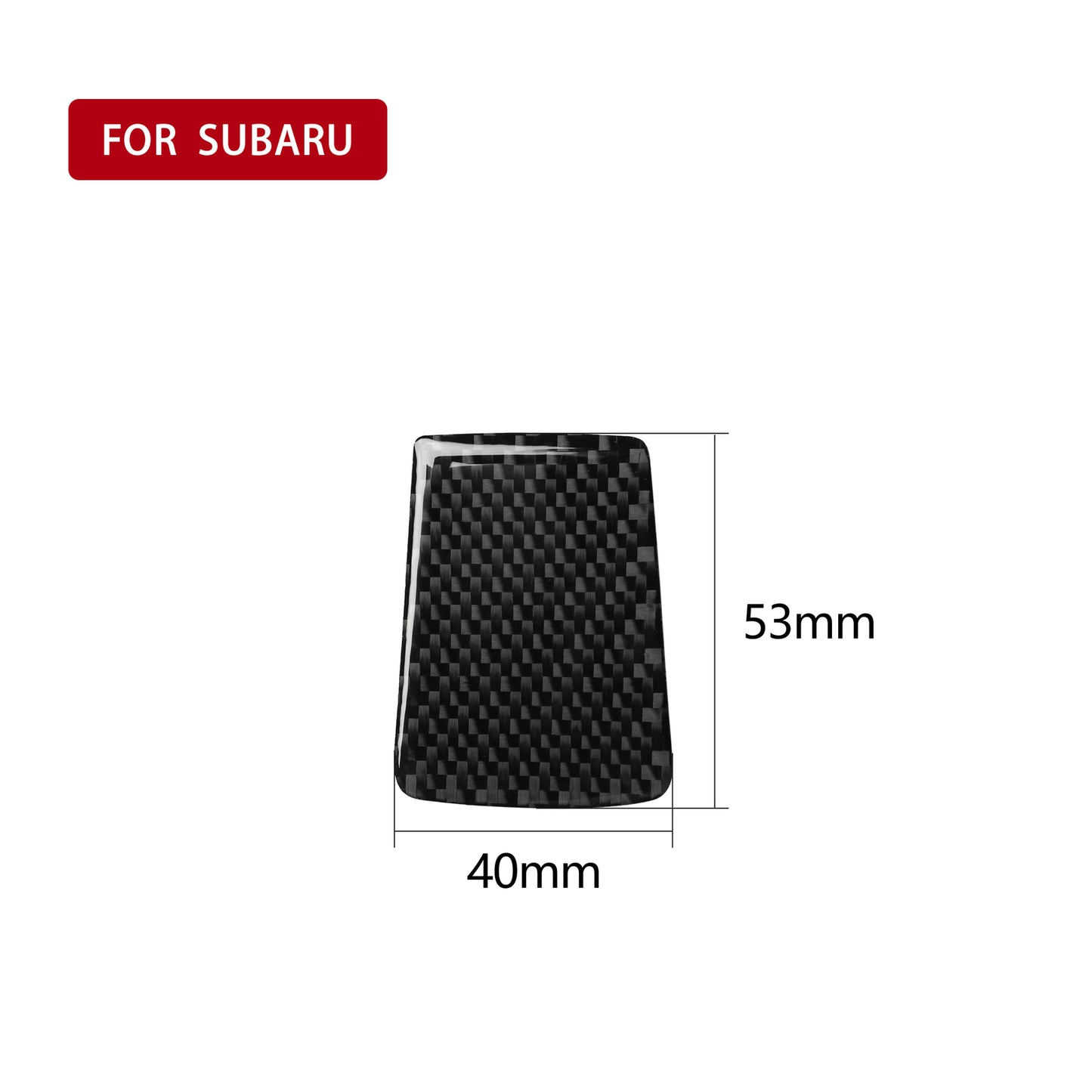 Carbon Fiber Steering Wheel Lower Cover Trim for Subaru Forester 2013-2018