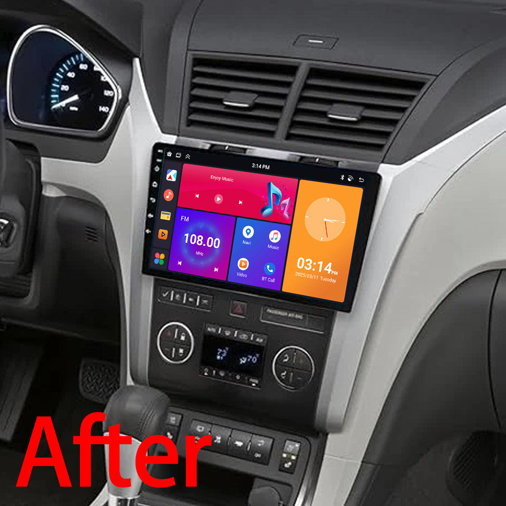 Android Carplay for Chevrolet Traverse 2009-2012 Car Stereo Radio GPS Screen SWC