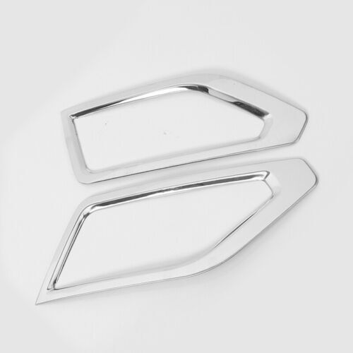 Chrome Front Fog Light Frame Cover Trim For 2018-2020 for Volkswagen Atlas Stainless