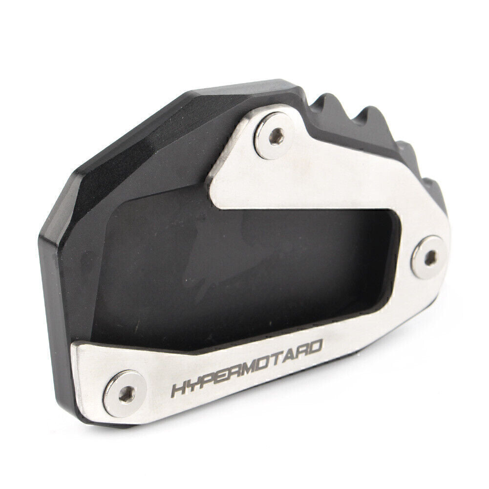 Seitenst?nder Erweiterung Schwarz f¨¹r for Ducati Hypermotard / Hyperstrada 821 13-17