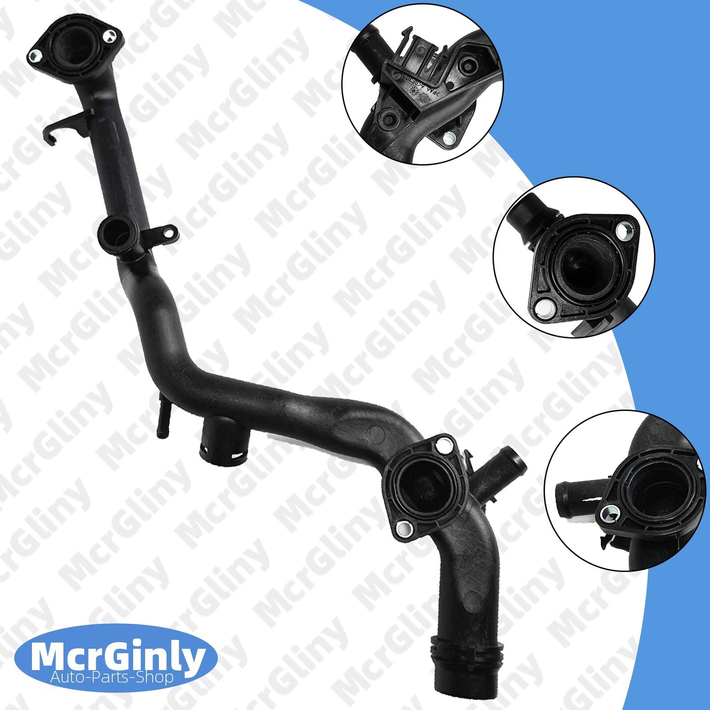 Suitable for Audi A4, A5, A6, Q5, and Touareg 3.0T engine coolant hoses #06E121045AA- n