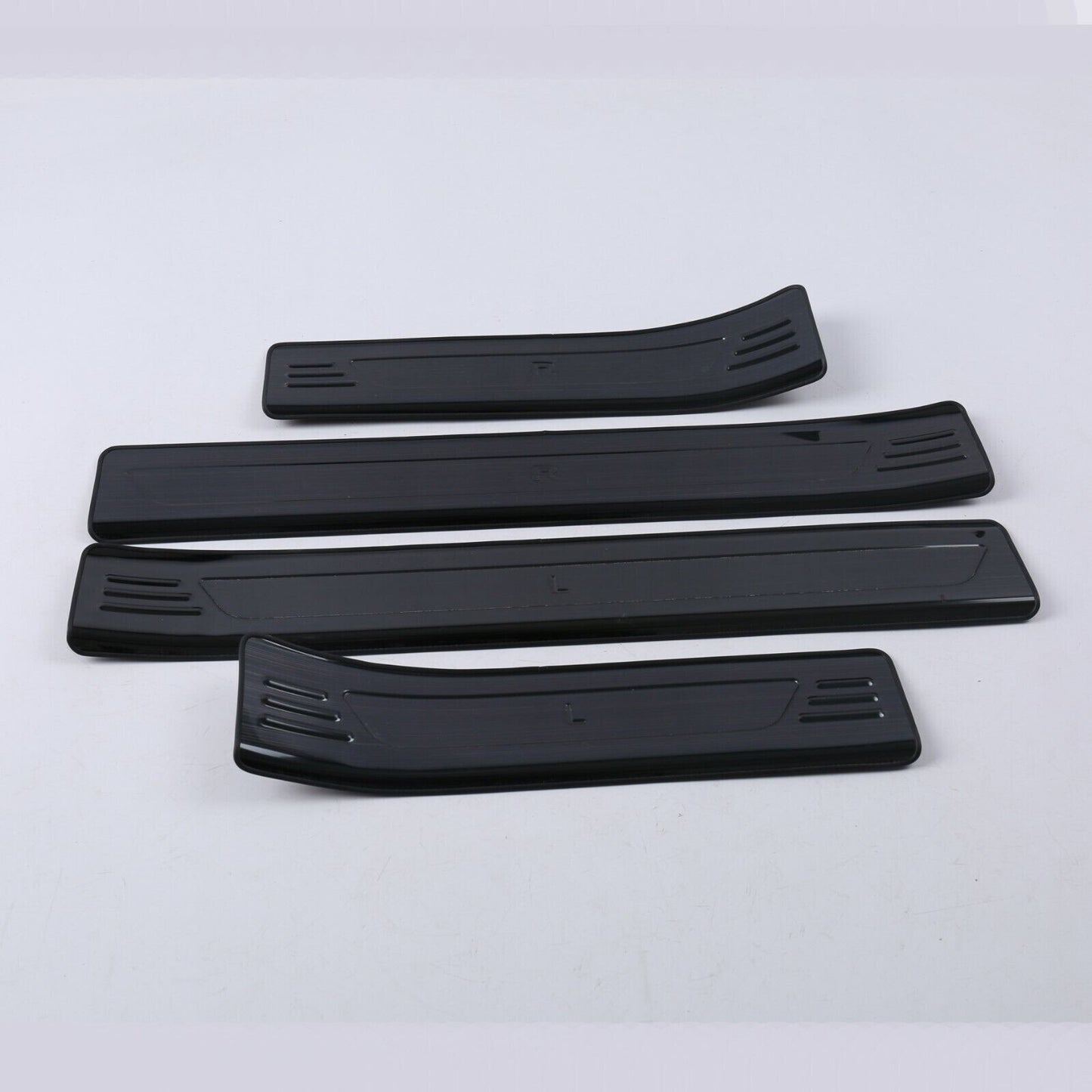 For 2024 for Mitsubishi Eclipse Cross Accessories Steel Black Door Sill Protector