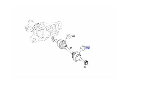 Front Axle Outer Joint Boot Kit for Mercedes W164 X164 ML GL 320 350 420 450 500 v