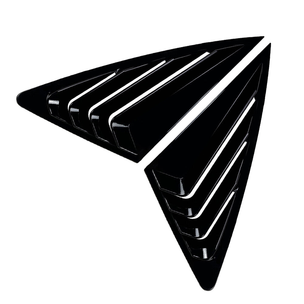 Rear Window Louvers Shutters Cover for Audi Q3 F3 Sportback 2019-2024 2pcs