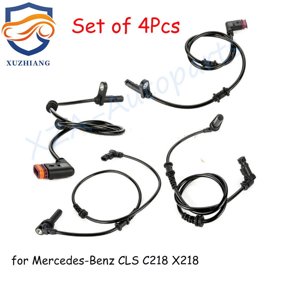 2125400117 2125400217 2125402117 4x ABS Sensor Set for Mercedes-Benz E-Class 212