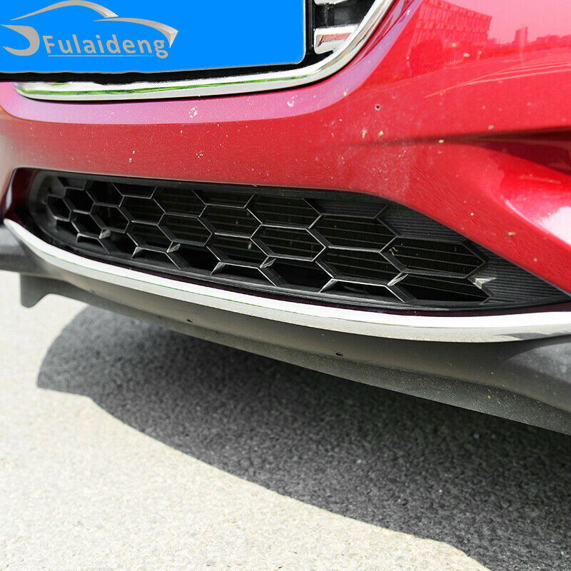 Chrome Front Bumper Guard Bottom Strip Cover Deco for Honda Vezel HR-V 2016-2018