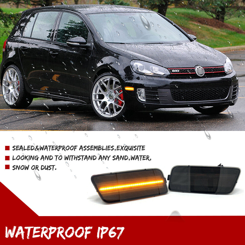 LED amber front marker signal light suitable for 2010-14 MK6 for Golf /GTI- v