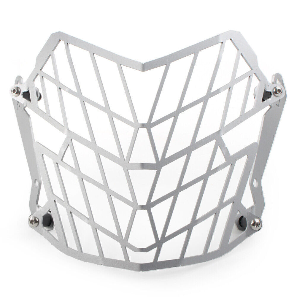 for YAMAHA TENERE 700 T700 19-2021 Front Headlight Guard Cover Protector Silver