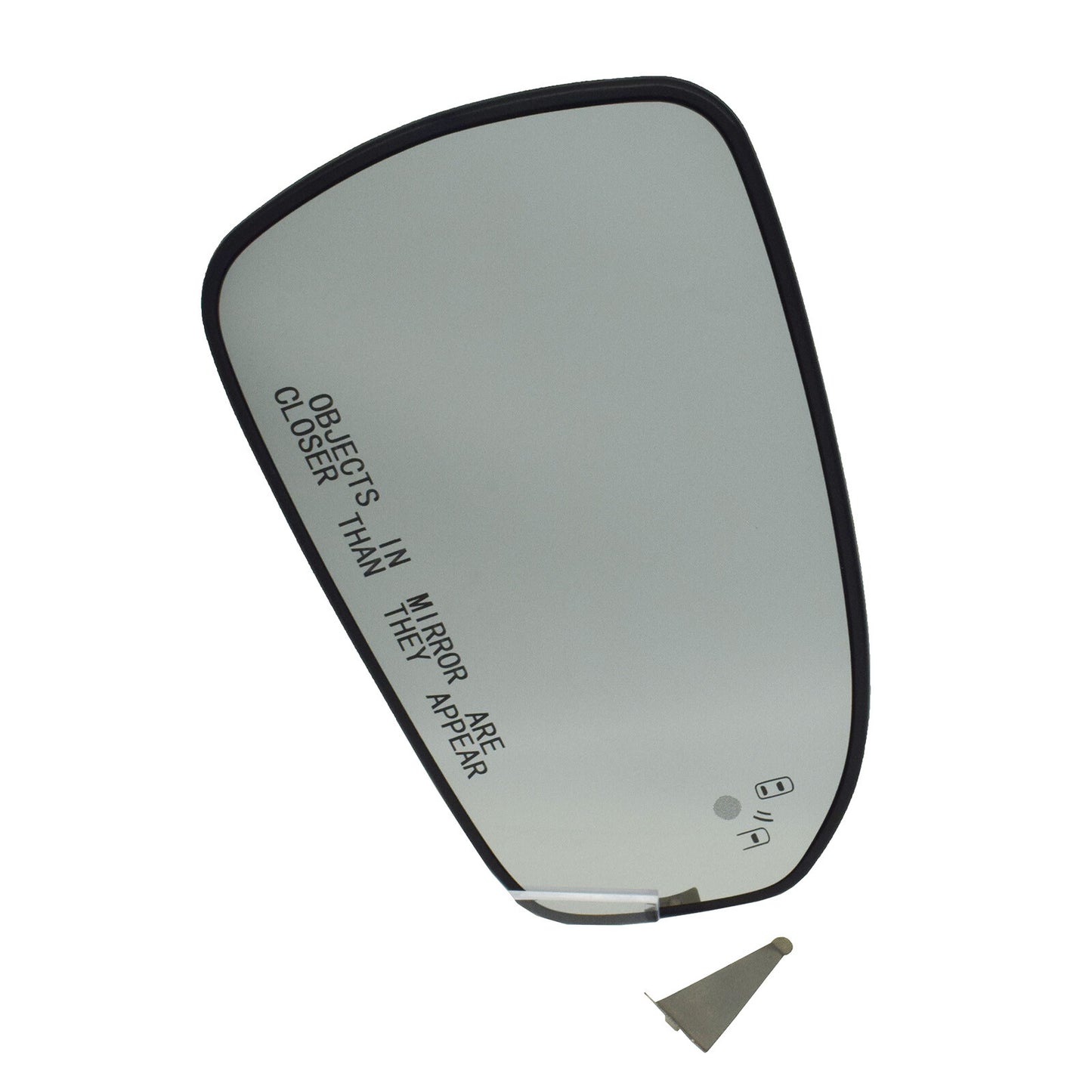 Right side mirror with heated blind spot monitor for Fusion 2013 - 2020- v