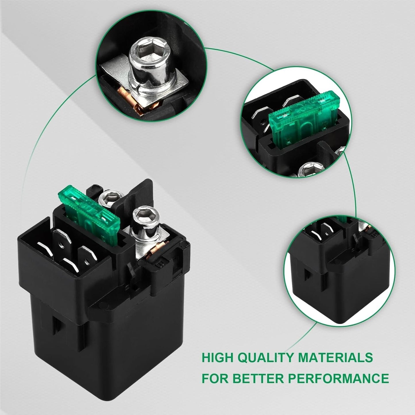 Starter Solenoid Relay forBrute for Force Super Hawk 1000 Shadow Spirit 750 CBR600RR