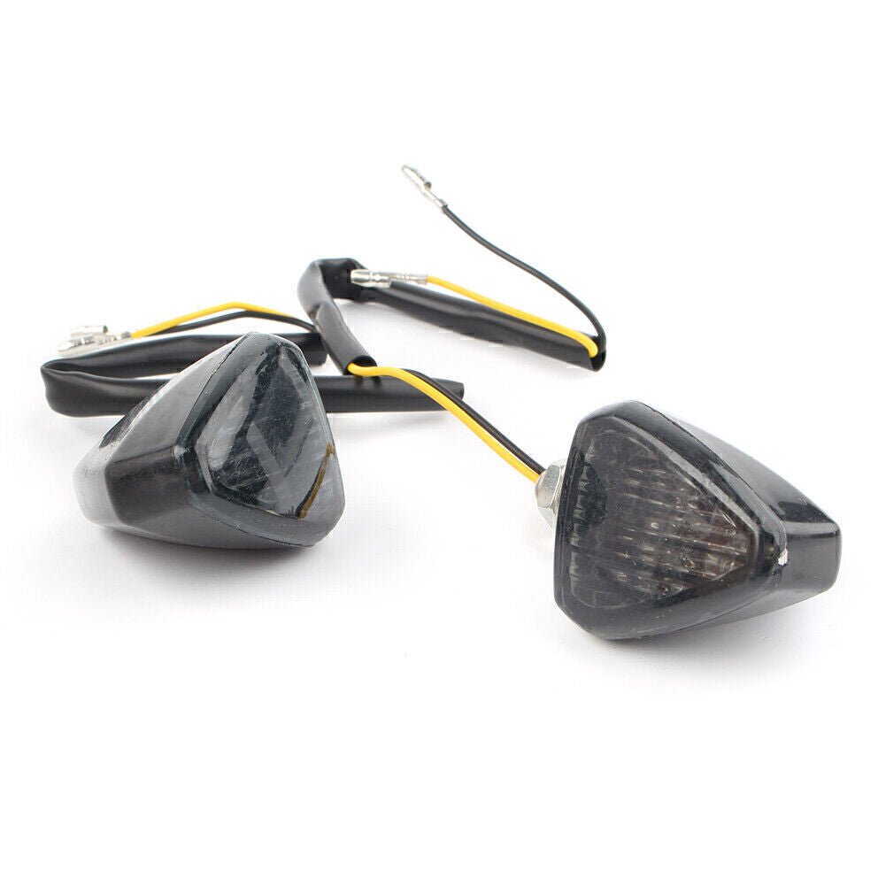 Motor LED Amber Turn Signal Lights Indicator Lamp Blinker for Yamaha Smoke Lens Q