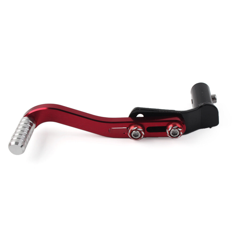Universal Motorcycle CNC Aluminum Gear Shift Lever Footrest Pedal Shifter Red Q