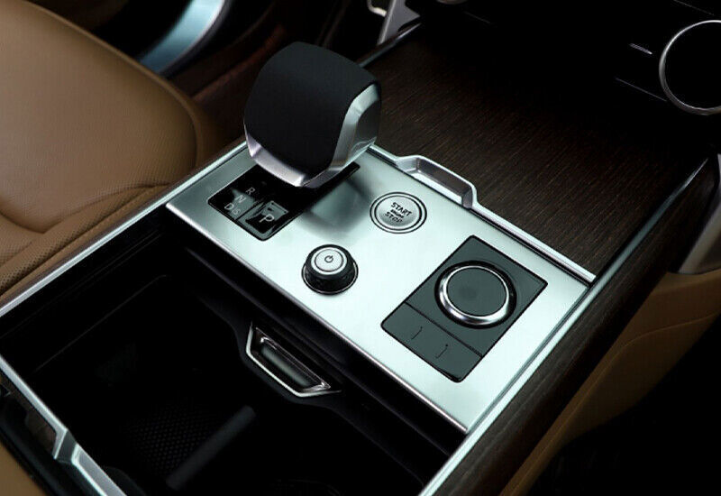 Silver Aluminum One-Button Start Switch Cover Trim for Range Rover Sport 23-2024 n