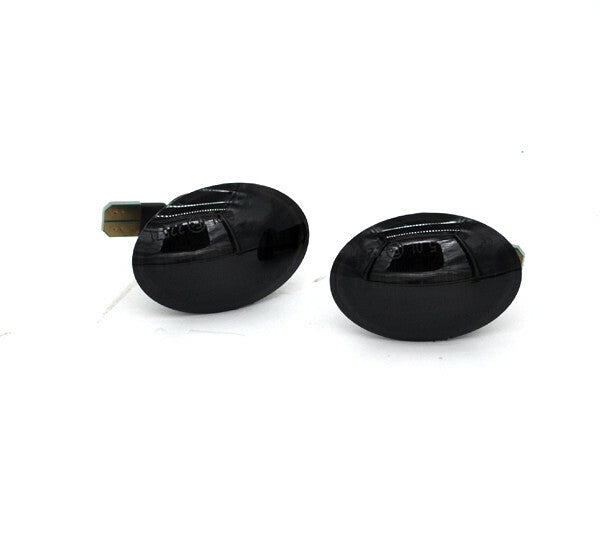 2x Dynamic Flowing smoke amber LED Side Marker signal Light for Fiat 500 500c v