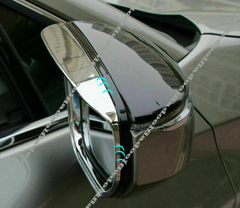 2P for Lexus UX 200 250h 2019-2022 Chrome Rearview Side Mirror Rain Eyebrow Trim