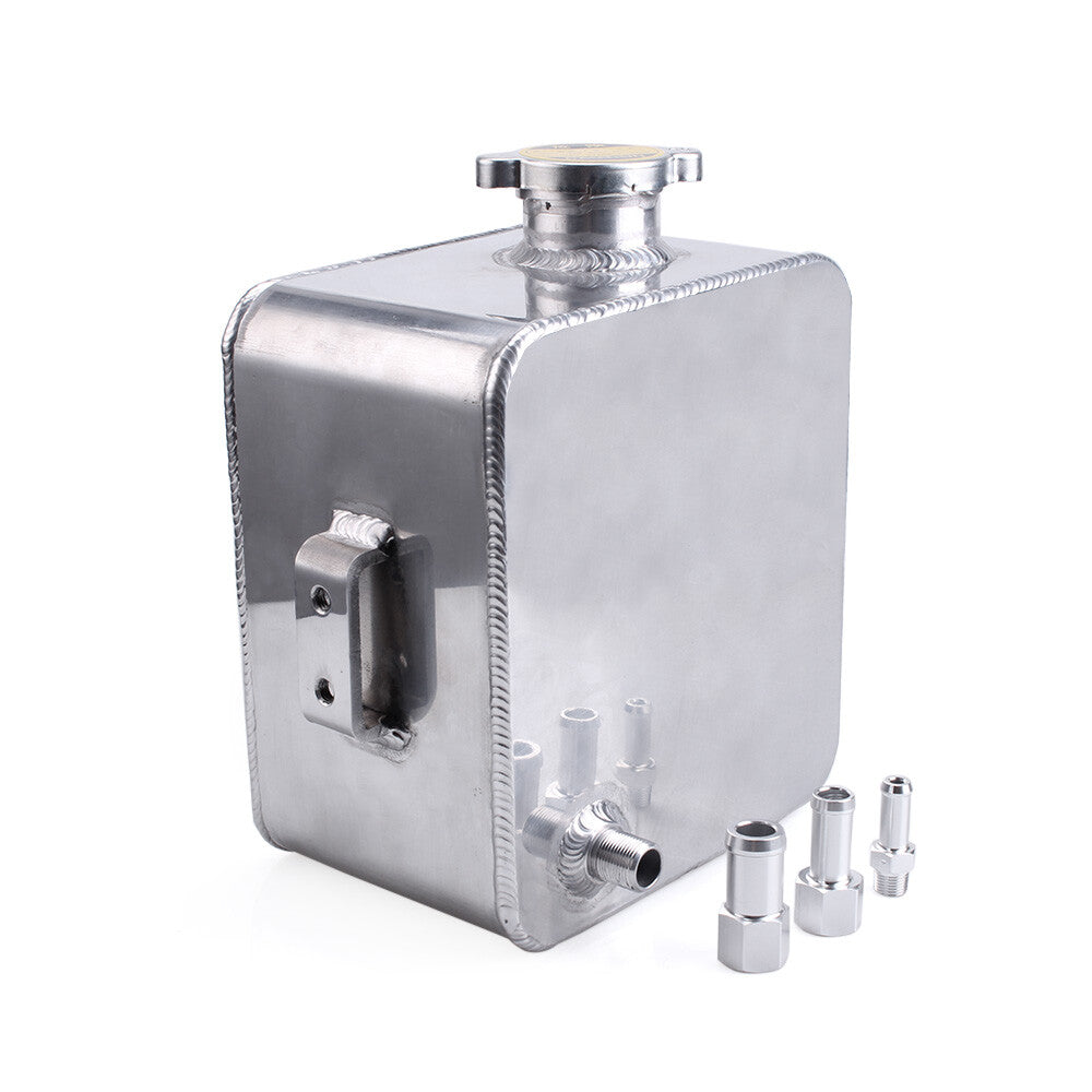 Universal Coolant Radiator Overflow Recovery Water Tank Bottle PRO 2.5L Aluminum