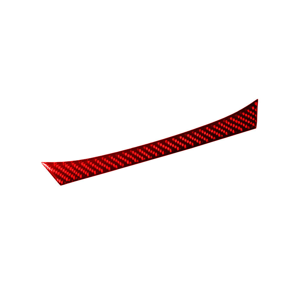 2Pcs Red Carbon Fiber CD Control Panel Cover Trim for Cruze 2009-2015 v