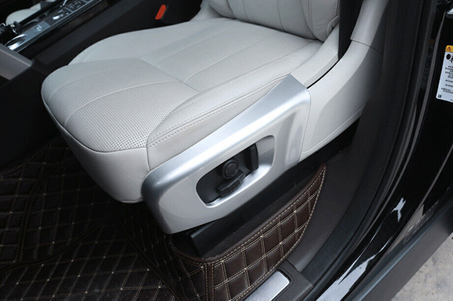 for Range Rover Velar 18-2023 Matte Silver Power for Seat Side Frame Protection Trim