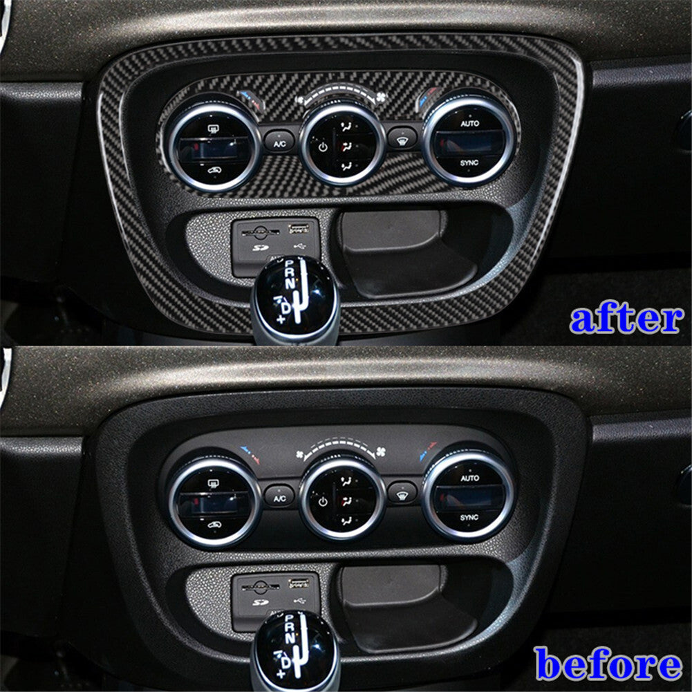6X /Set Interior Decor Cover Trim Carbon Fiber for Panamera 2010-2016 v