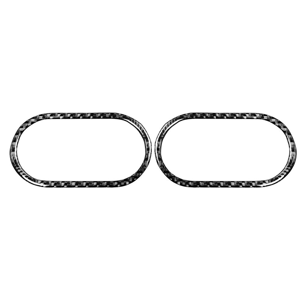 Interior Door Handle Bowl Frame Cover Trim for Audi TT 8N 2001-2006 Carbon Blk