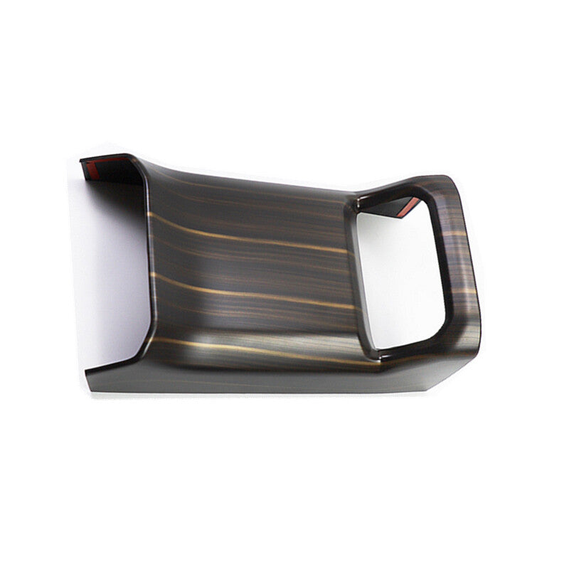 for Toyota Highlander 2020-2023 Wood grain Rear Air Outlet Anti-Kick Panel cover
