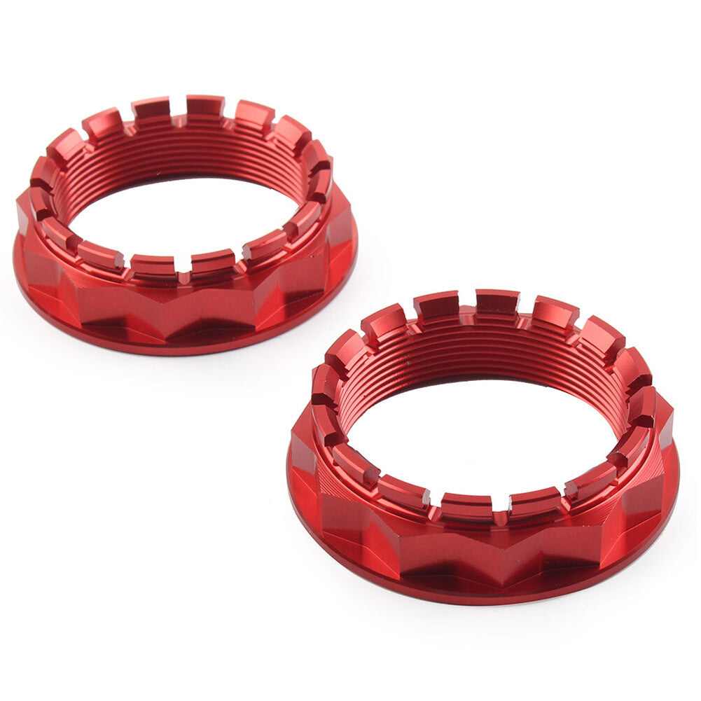 Rear Wheel Axle Nut Fit for Ducati V4 1098 1198 1199 1299 Diavel 2pcs Red Motorcycle