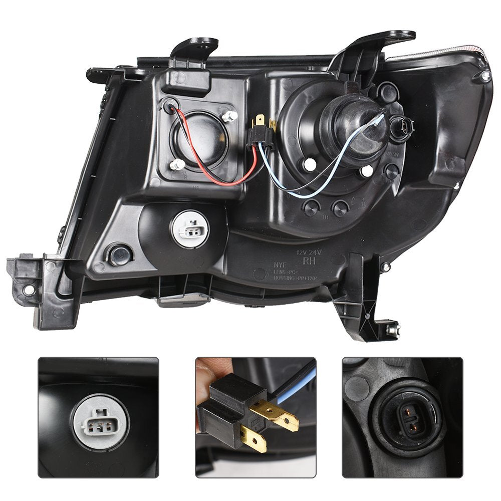 2-Piece LED Headlight Assembly Kit for 2014-2020 Macan - Plug and Play