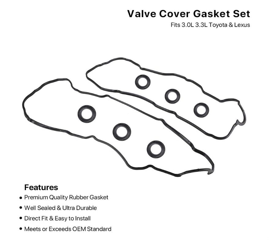 Valve Cover Gasket for Highlander 2004-2010 3.3L for Sienna 2004-2006 3.3L v