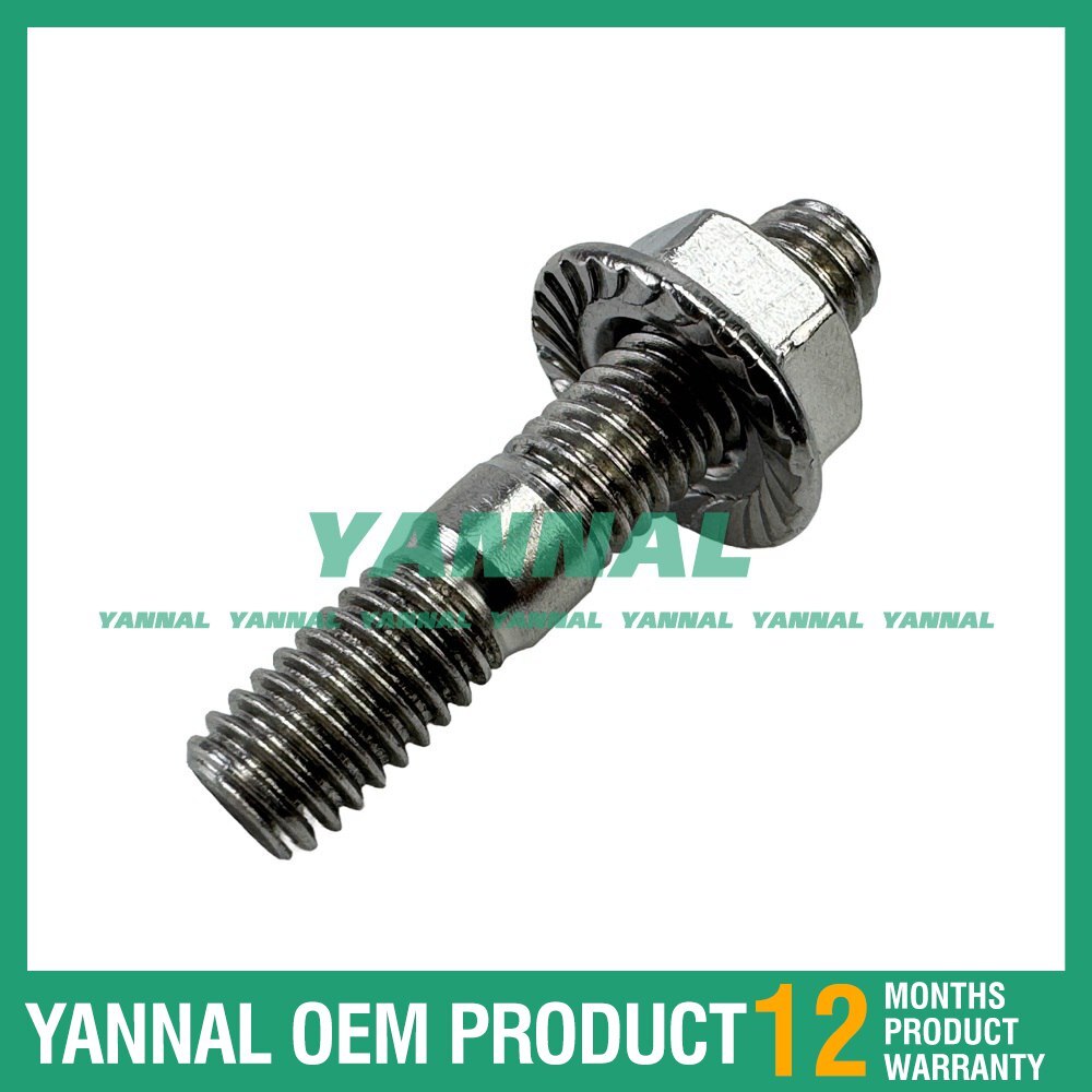 Part number 012109235 Exhaust manifold studs for Kubota V1505 engines.