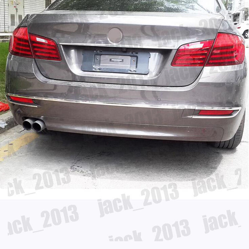 for BMW 5 Series 2011 2012 2023 Stainless Steel Rear Trunk Molding Trim 1pcs