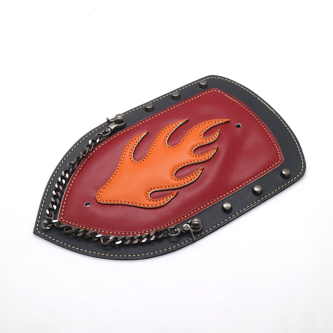 PU Leather Rear Flame Plain Fender Bib Cover For Sportster XL883 Solo for Seat
