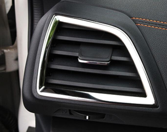for Subaru Forester 2019-22 Silver Titanium Left And Right Air Outlet Vent Trim