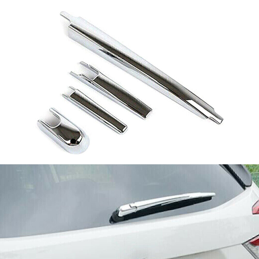 for Subaru Forester 2019-2020 ABS Chrome Rear Window Rain Wiper Cover Trim 4x