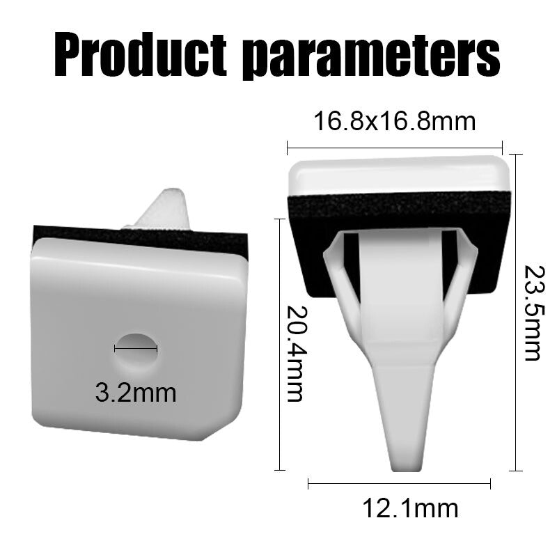 20x Trim Grommet Nylon Retainer Clips for Mitsubishi Side Skirt Body Molding