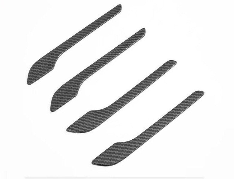 Carbon Fiber Door Handle Cover Anti-Scratch Car Accessories for Tesla for Model Y 23