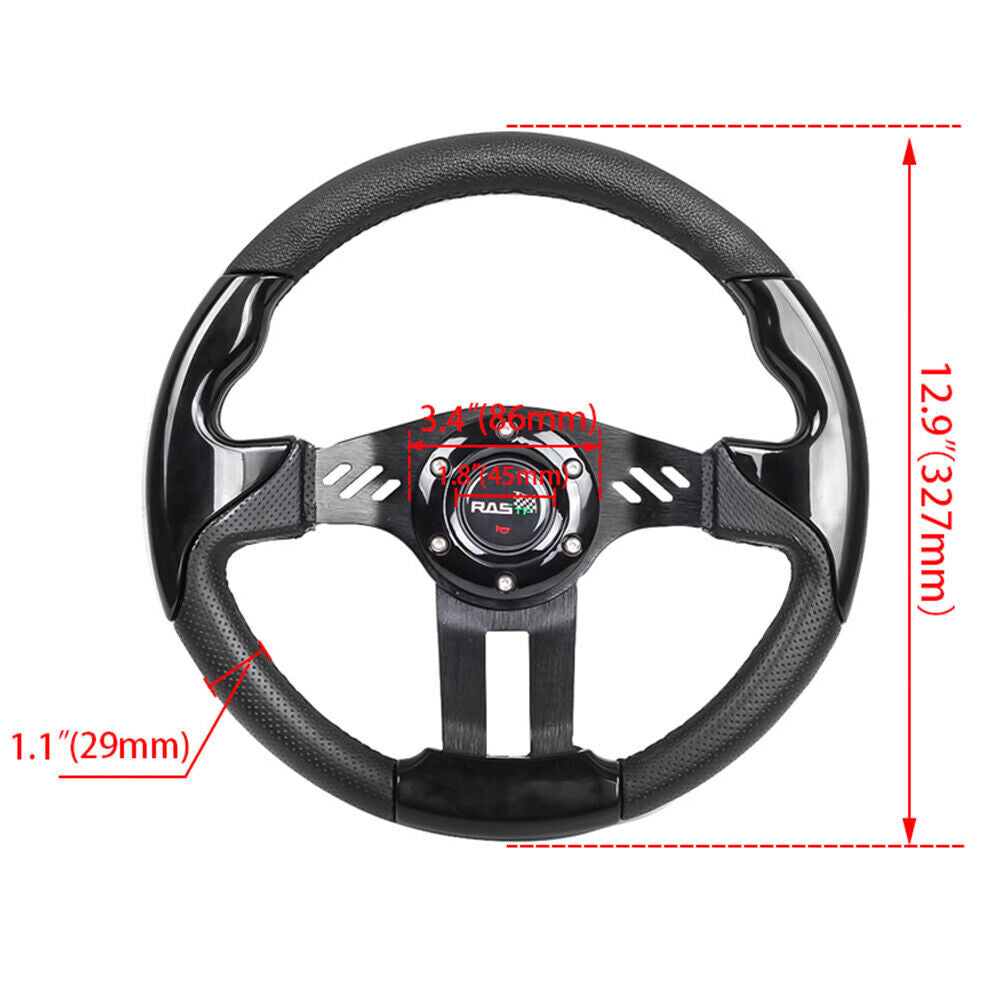 13 Racing Steering Wheel Short Hub Adapter Quick Release for Ford for Mustang 84-04