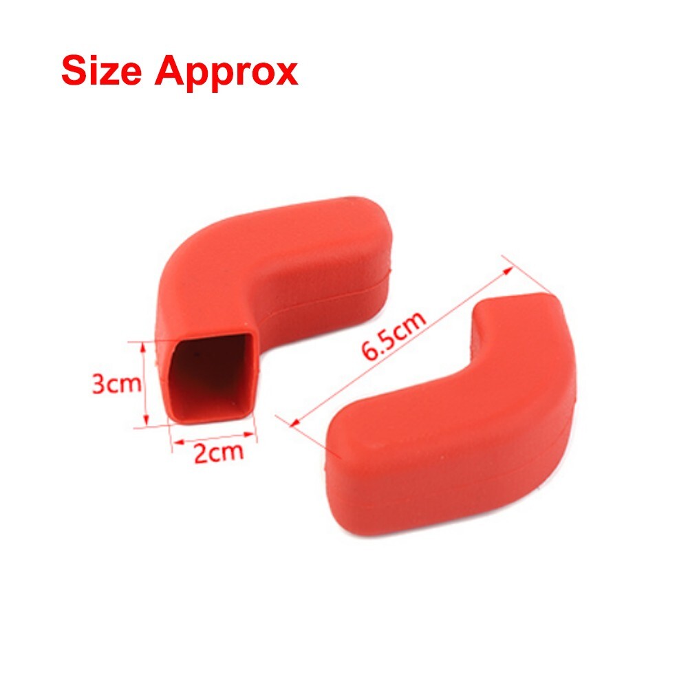 Red Front Bumper Trailer Hook Protection Sleeve Cover for Jeep for Wrangler JK JL JT